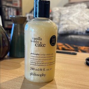 Philosophy Vanilla Birthday Cake Shower Gel - 8 Fl oz - Brand New